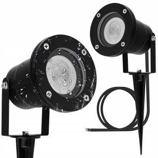 Solárna lampa Lumiled, čierna, 32 cm, 1 ks.